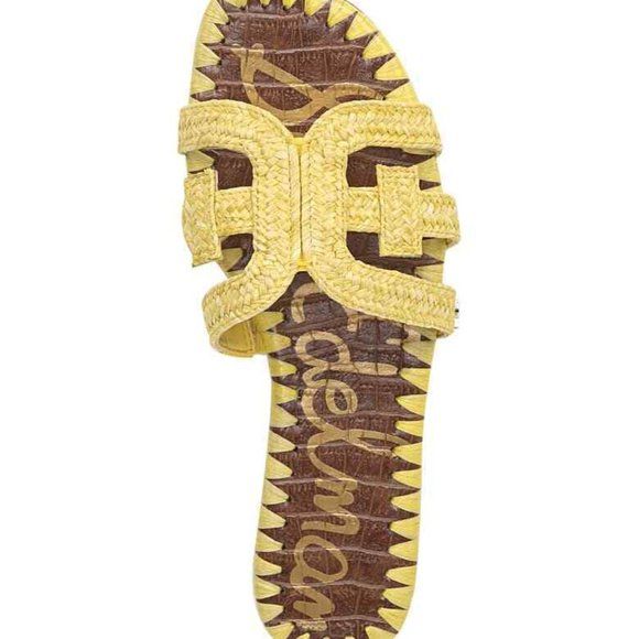 Sam Edelman New Women's Beckie 2 Slide Sandal Yellow - Size: 7.5 - Picture 5 of 11